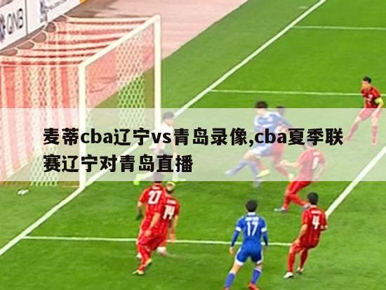 麦蒂cba辽宁vs青岛录像,cba夏季联赛辽宁对青岛直播