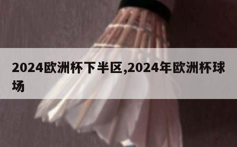 2024欧洲杯下半区,2024年欧洲杯球场