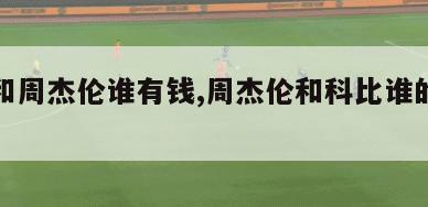 科比和周杰伦谁有钱,周杰伦和科比谁的地位高