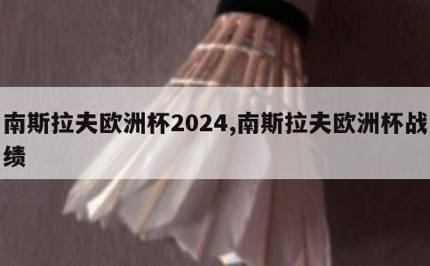 南斯拉夫欧洲杯2024,南斯拉夫欧洲杯战绩