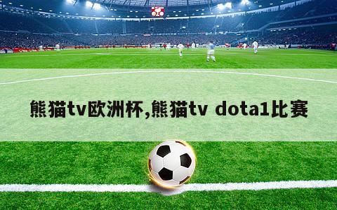 熊猫tv欧洲杯,熊猫tv dota1比赛